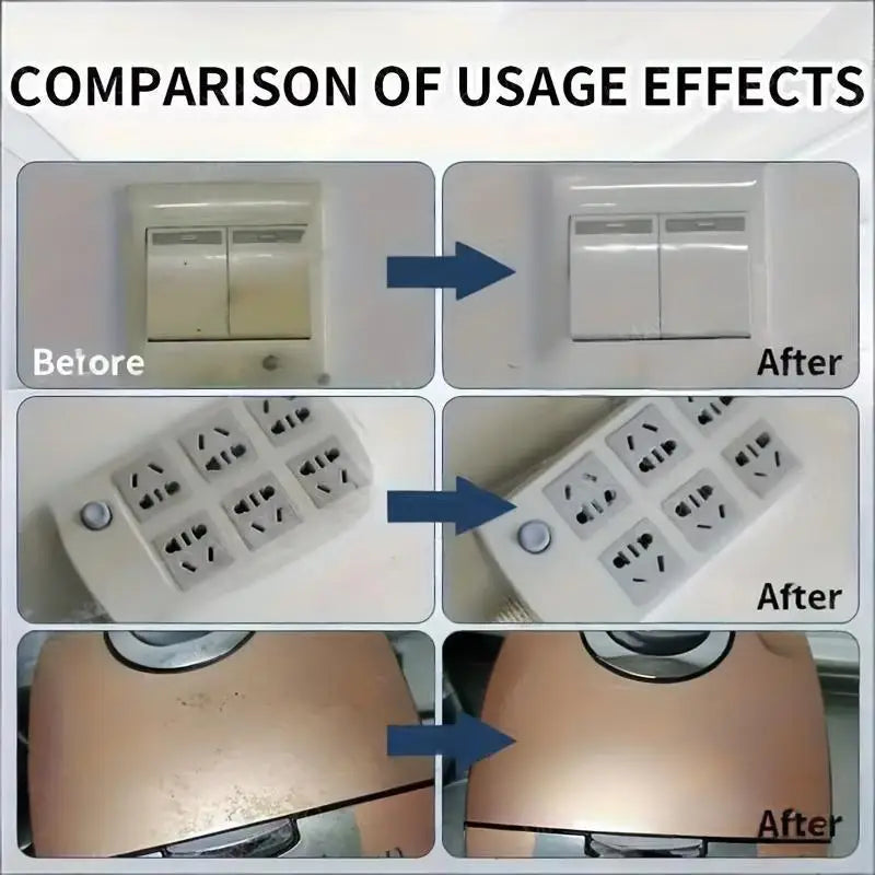 Plastic Yellowing Remover Scratch Repair - Appliances AC Units Fridge Toilet Back To White Gloss Long-Lasting Polish Clean Care*