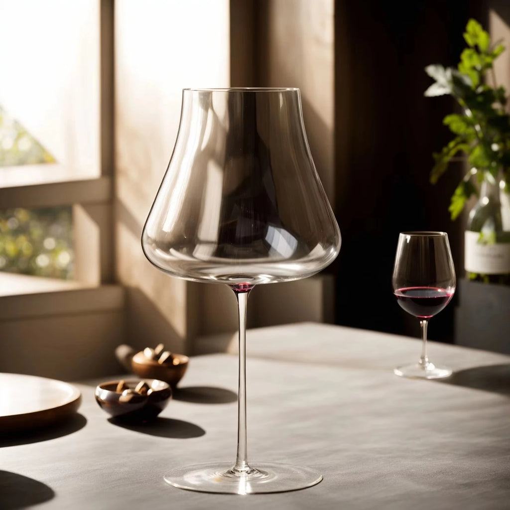 Large Capacity Crystal Glass Wine Glasses Nordic Luxury Small Man Waist Goblet Household High-end Wine Ware