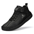 New Leather Casual Men Shoes Design Sneakers Man Breathable Leather Shoes Outdoor Men Ankle Boots