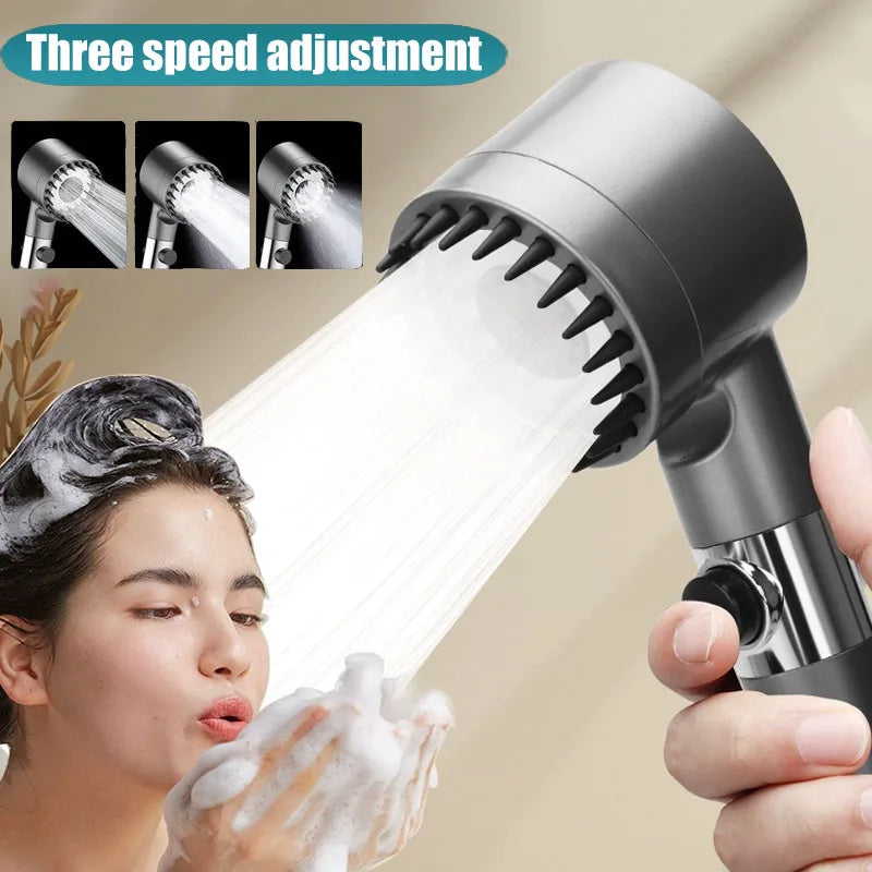 Shower filter four modes bathroom accessories head massage showerhead replete for shower heads knobs showers parts fixture home