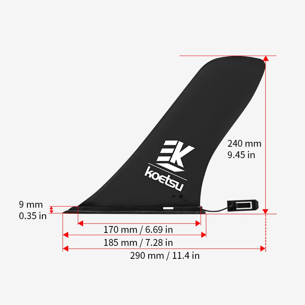 1pc SUP board Accessories SUP Fin Stand Up/Paddle/Inflatable Board Surfboard Central Fin Water Sport for Long Board Surfboard