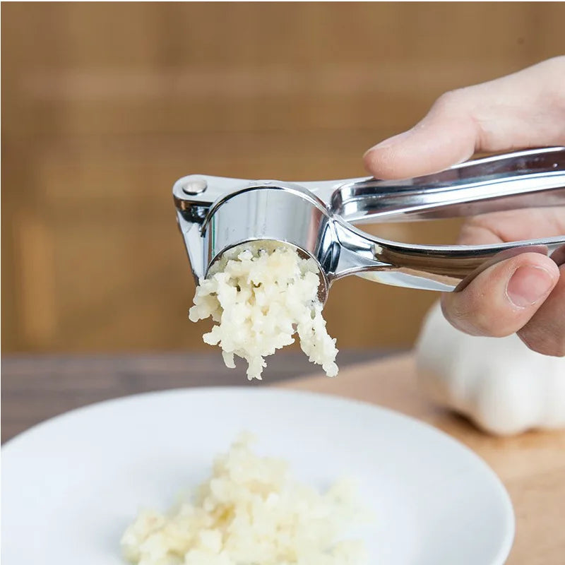 Kitchen Stainless Steel Garlic Smasher Squeezer Manual Press Grinding Tool Kitchen Accessories Kitchen Accessories Tools