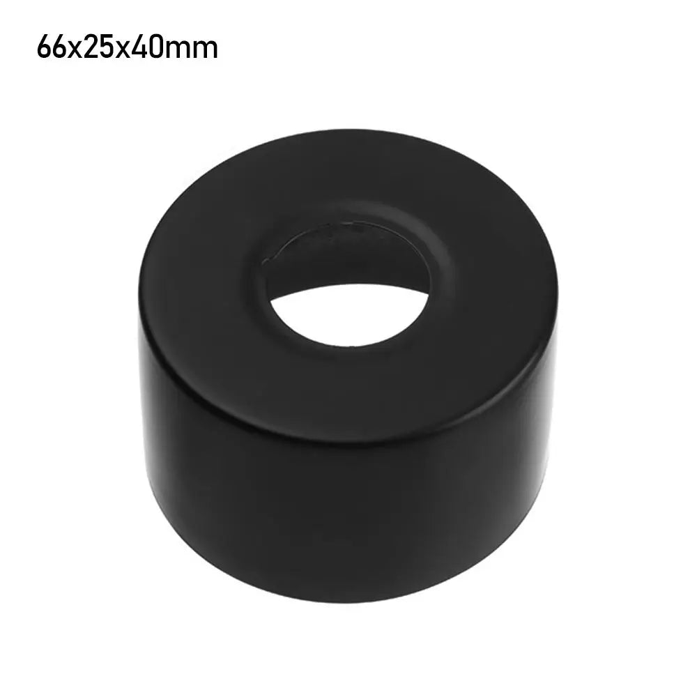 1Pcs Black Shower Faucet Decorative Cover Chrome Finish Stainless Steel Water Pipe Wall Covers Bathroom Accessories