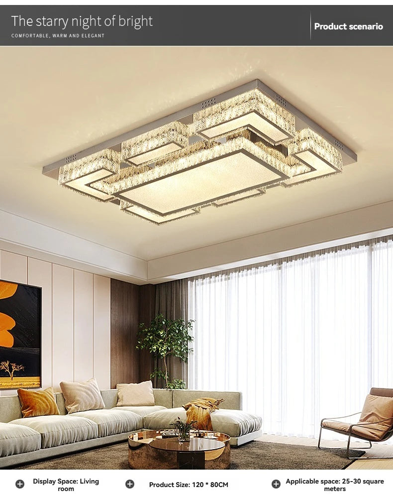 Modern Light Luxury Ceiling Led Crystal Ceiling Light Home Decoration Home Decoration Bedroom Dining Room Kitchen Lighting