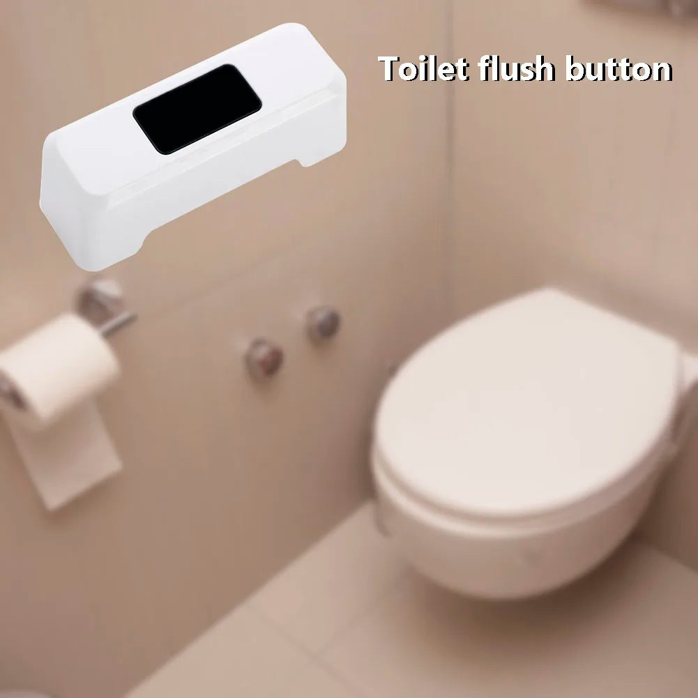 Touchless Toilet Flush IR Sensing Toilet Flush Sensor Aid Toilet Motion Sensor Automatic Flush Button On-Touch Flush Switch