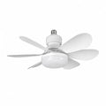 E27 LED Ceiling Fan Light with Remote 3 Color Dimmable Fan Lamp Rotatable Converter Base for Bedroom Living Room Kitchen