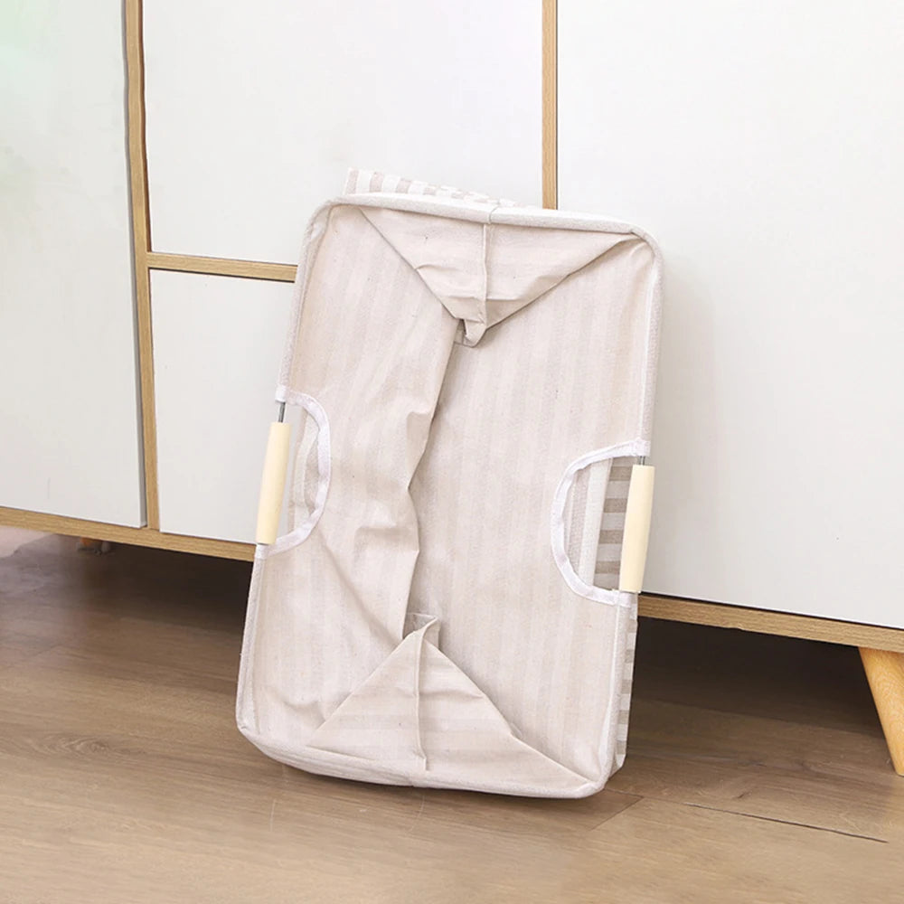 Large Capacity Laundry Storage Dirty Clothes Storage Basket with Handle Hamper Collapsible Laundry Basket Bathroom Accessories
