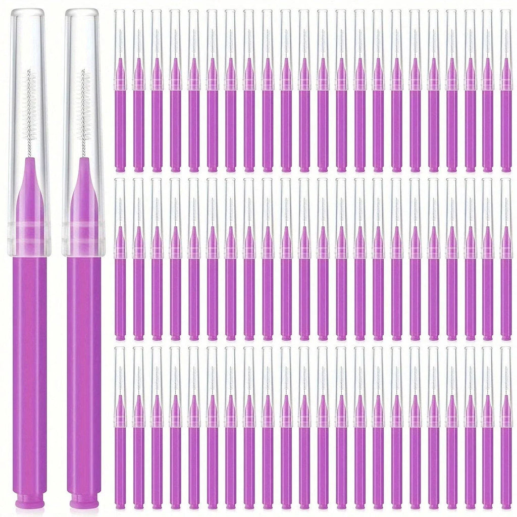 10/50PS Portable Mini Eyebrow Brushes Disposable Eyelash Brow Lifting Brush Applicators Lash Extension Comb Beauty Makeup Tools