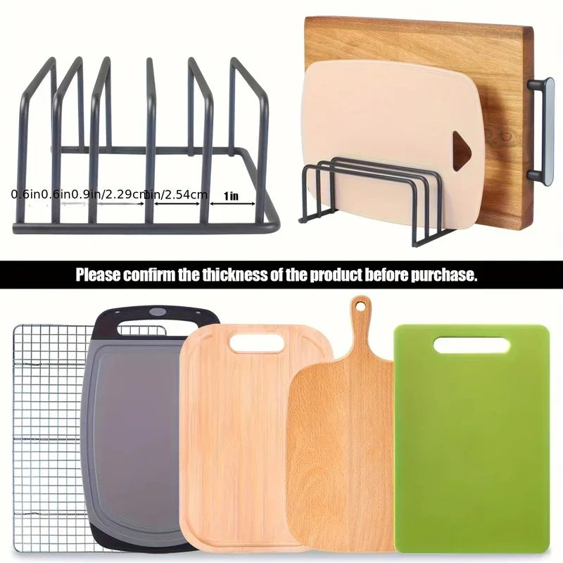 Kitchen Cutting Board Storage Rack Cabinet Organizer Holder Baking Tools Kitchen Accessories