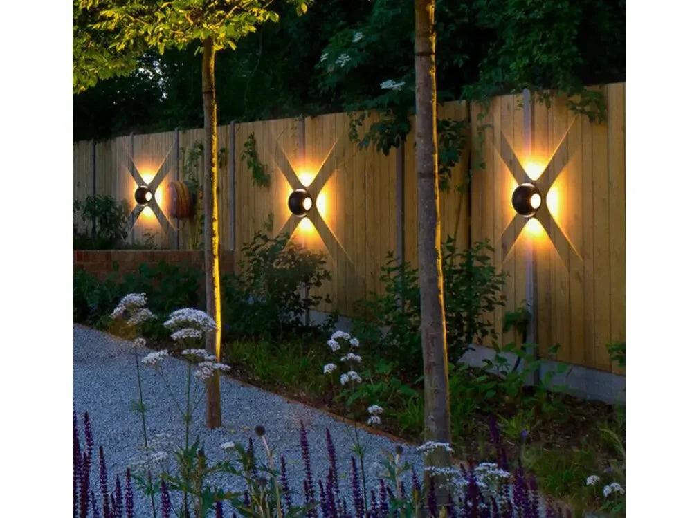 Modern Up Down Black White Wall Lights for Home Hotel Office Luxury Creative Aisle Corridor Porch Sconce