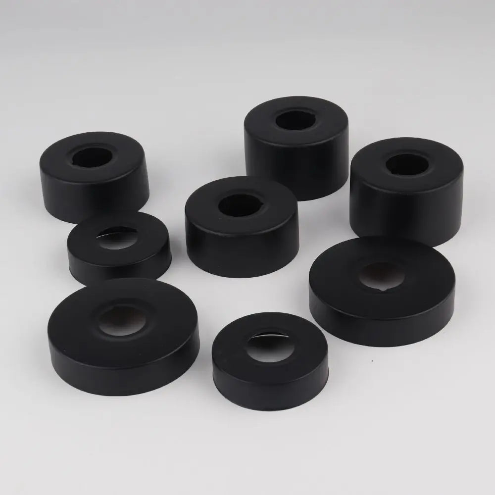 Black Stainless Steel Shower Arm Flange Replacement Wall Split Flange Faucet Decorative Cover Kitchen Bathroom Accessories