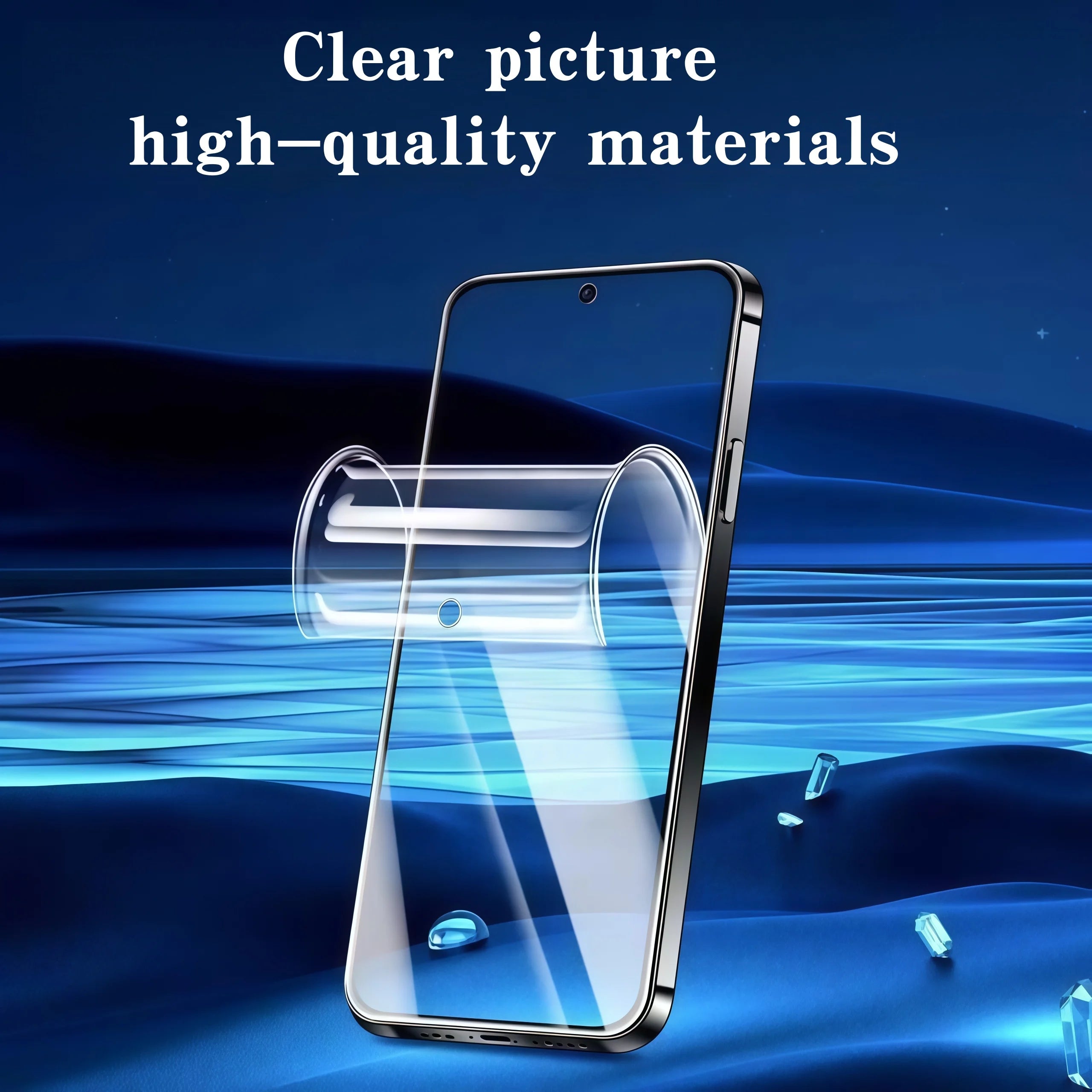 2 Pcs Ultra-Clear HD Hydrogel Screen Protector for Galaxy S26 Ultra/S25 Ultra/S25 Plus/S25/S24 Ultra/S24 Plus/S24/S23 Ultra/S23+