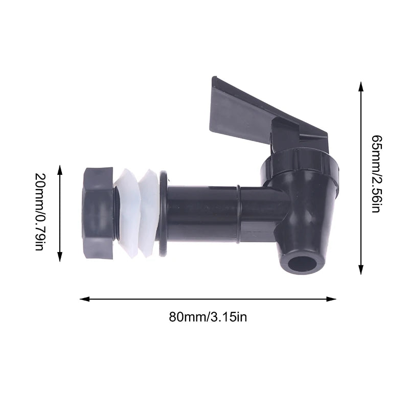 1 PC Push Type Plastic Water Dispenser Faucet Tap Replacement Home Essential Drinking Fountains Parts Bibcocks Accessories