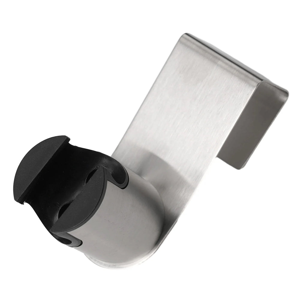 Bidet Sprayer Holder for Toilet Bathroom in Brushed Nickel Stainless Steel with Dual Mount Capability for Wand Use