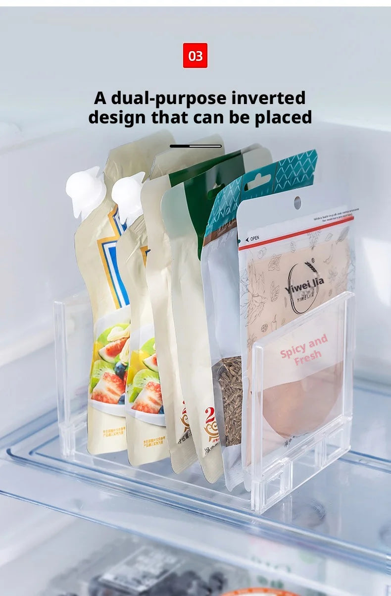 [Kitchen Storage] Clear Expandable Cabinet Organizer, Spice & Dish Divider, Multi-Scene Use For Kitchen & Bathroom