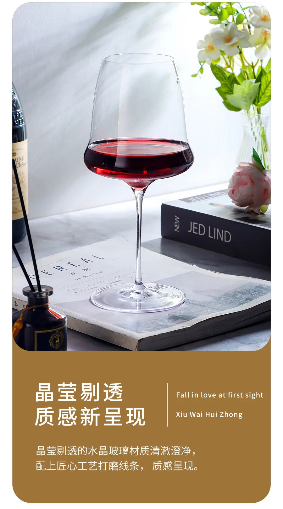 Transparent Thin Cloud Red Wine Glasses Goblets Light Luxury Crystal Glasses Burgundy Wine Glasses Champagne Glasses Thin Stems