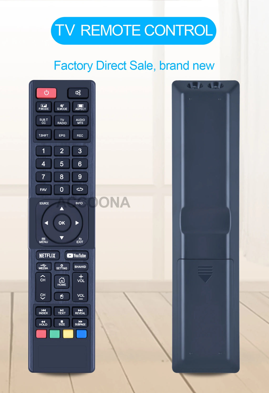 Remote control for PREMIER tv-7273sf40sfwt tv-7274sf40sfwt 7273 TV