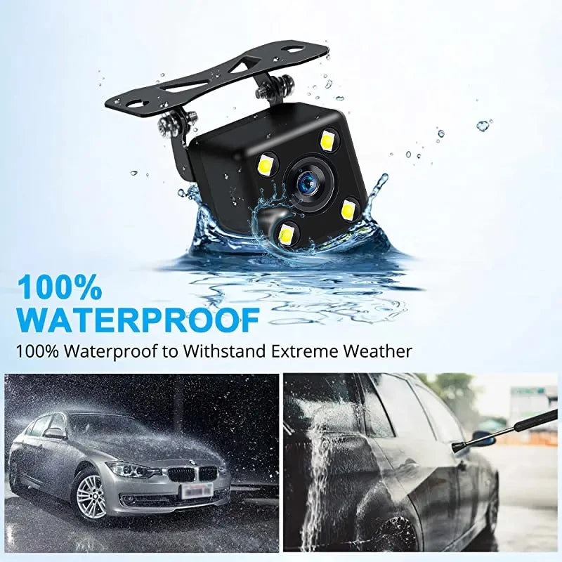 Car Rear / Front Camera Night Vision Waterproof Parking Camera Wide Angle for Car Radio Head Unit 12LED/4LED/Fisheye Camera