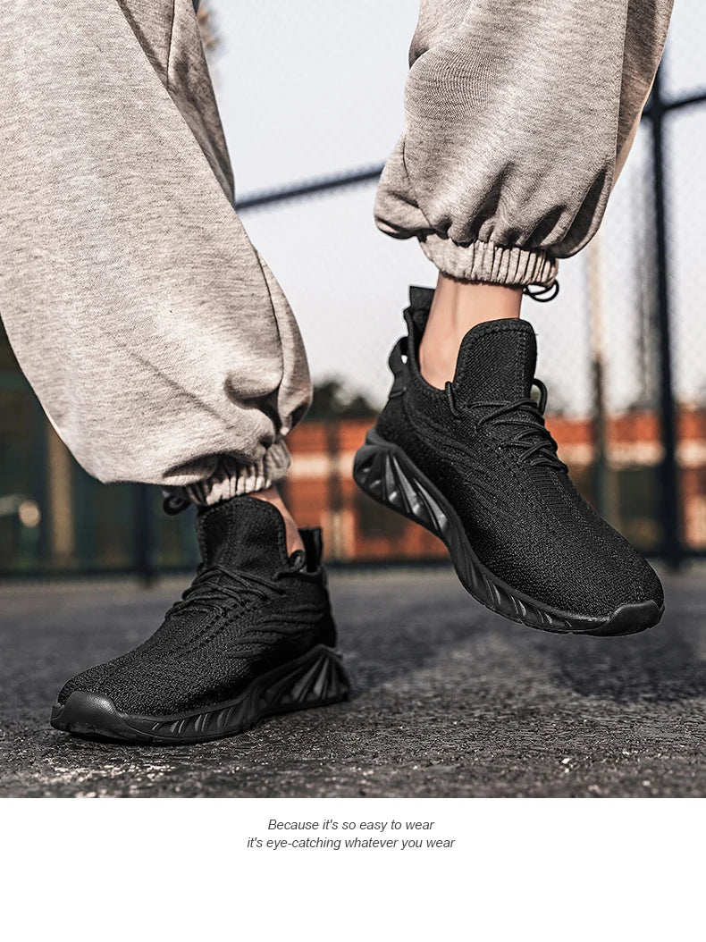 Marathon Running Shoes Casual Men Sports Outdoor Lightweight Shock-Absorbing HardWearing Male Comfortable Athletic WalSneakers