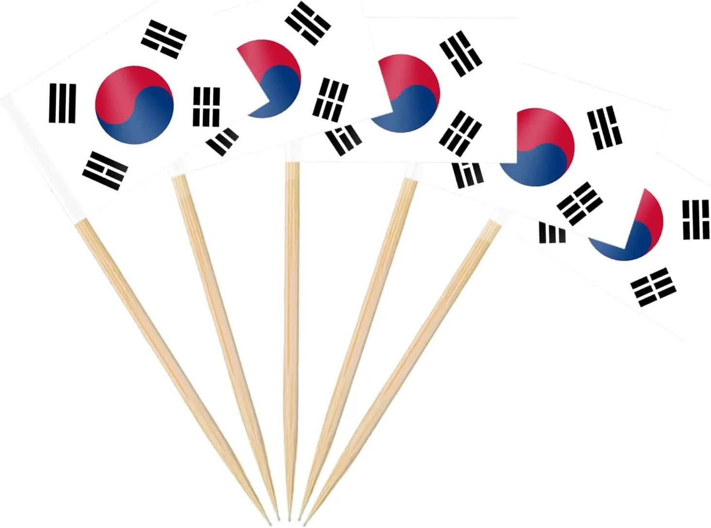 100 Pcs 10 Countries Toothpick Flags, Mini Flag Cupcake Toppers,Different Countries Flags Cocktail Picks for Party Decorations