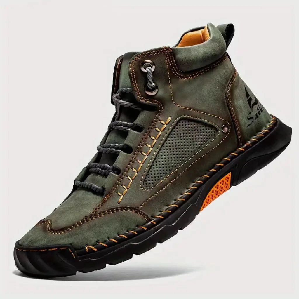 New Handmade Men's Boots Design Sneakers Man Outdoor Casual Leather Men Shoes Ankle Boots Fall Breathable Hot Sale Men's Boots