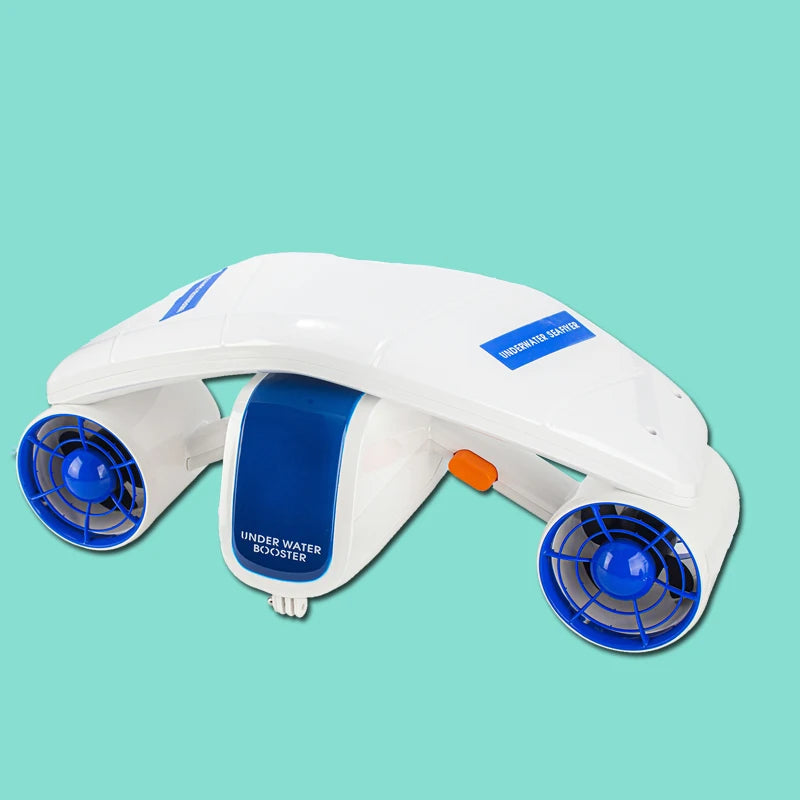 4.3" Screen Waterproof Sea Scooter, Portable 75000MAH Speed Adjustable Electric Underwater Scooter Jet