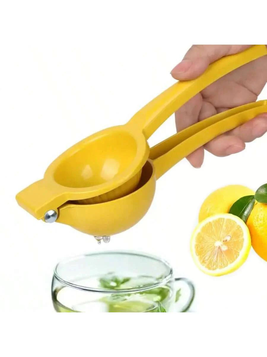1/2pcs Premium Metal Manual Lemon Juicer Professional Citrus Squeezer for Lime Orange Fruit Juicing Kitchen Gadgets Yellow Green