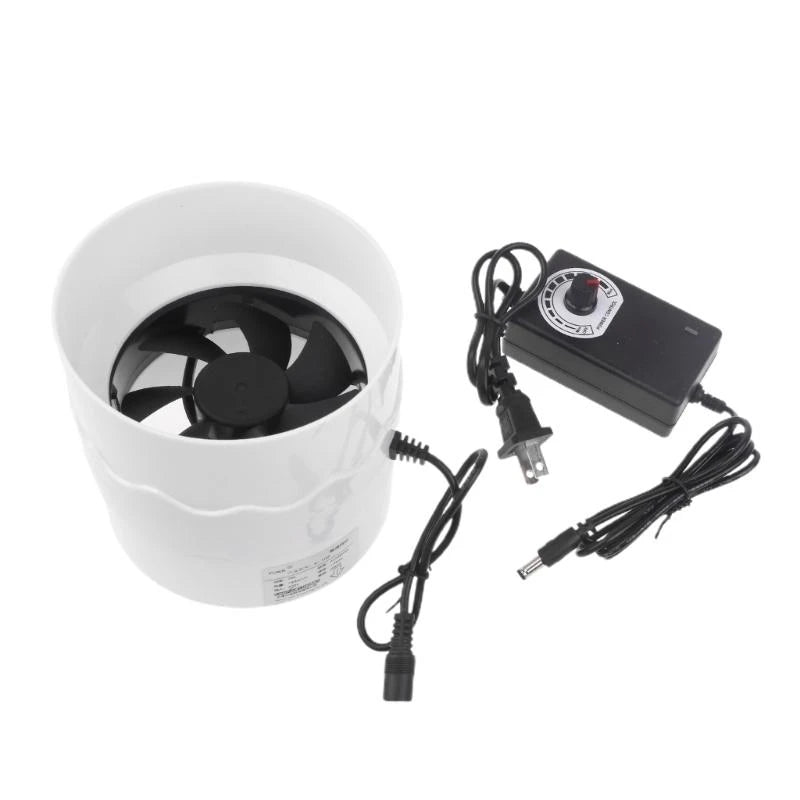 Exhaust Air Fan for Bathroom Kitchen Grow Room Ventilation Low Noise Inline Fan D0LD