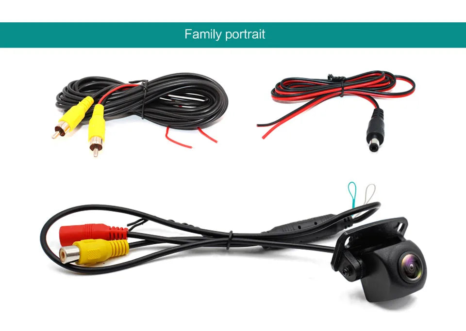 Smartour CCD Vehicle Rear View Camera Car Reverse Black Fisheye Lens Night Vision Waterproof Universal HD Parking Backup Camera