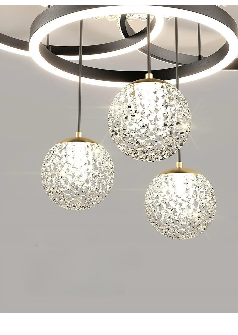 Modern Light Luxury Master Bedroom Pendant Lamp LED Creative Restaurant Lamp Villa Bedroom Interior Decoration Lighting Fixtures