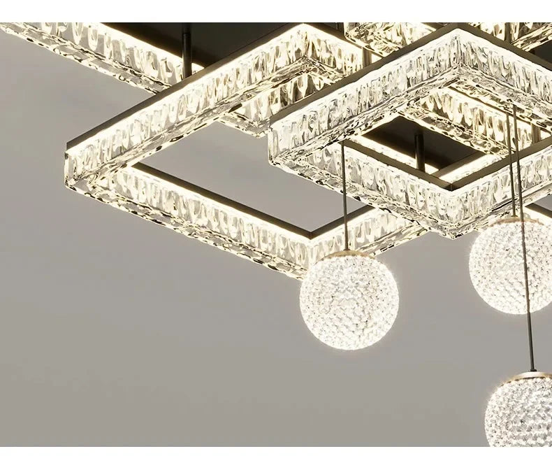 Home Decoration Chandelier Modern Light Luxury LED Ceiling Lamp For Living Room Bedroom Home Decor Indoor Lighting Light Fixture