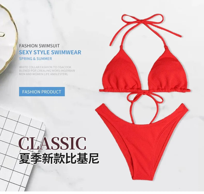 Bikini Women's Swimwear Bikini Sexy Bikini Swimwear Push Up Swimwear Women's Swimming Beach Suit Women's