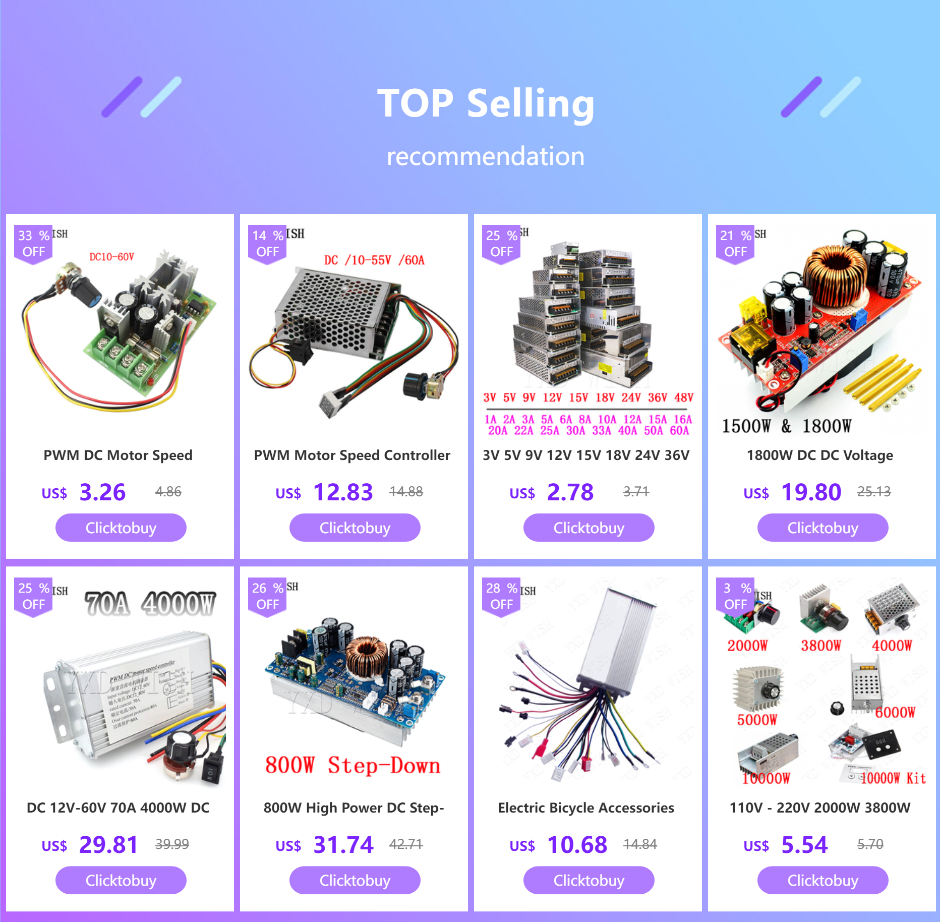 Electric Bicycle Accessories 36V/48V Electric Bike 350W Brushless DC Motor Controller For Electric Bicycle E-bike Scooter Diy