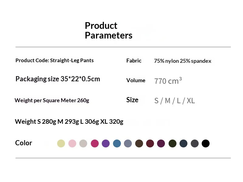 High Waisted Straight Leg Yoga Pants for Women, Naked Feeling Butt Lifting Loose Fit Workout Trousers, Slimming Gym Pants