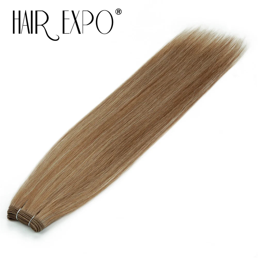 26" Bio Straight Hair Bundles Natural Soft Heat Resistant Fiber Synthetic Fiber Hair Extensions Protein Straight Hair Weave