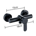 304 Stainless Steel Bathroom Shower Faucet Wall Mounted Triple Tub Faucet Hot and Cold Water Mixing Valve Faucet with G1/2 Inch