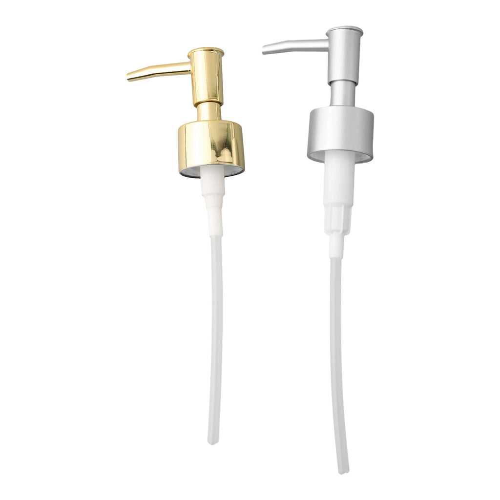 Gold Silver Soap Dispenser Pump Head Press Pump Head Plastic Lotion Bottle Pump Head Hand Soap Press Head For 28/400 Thread