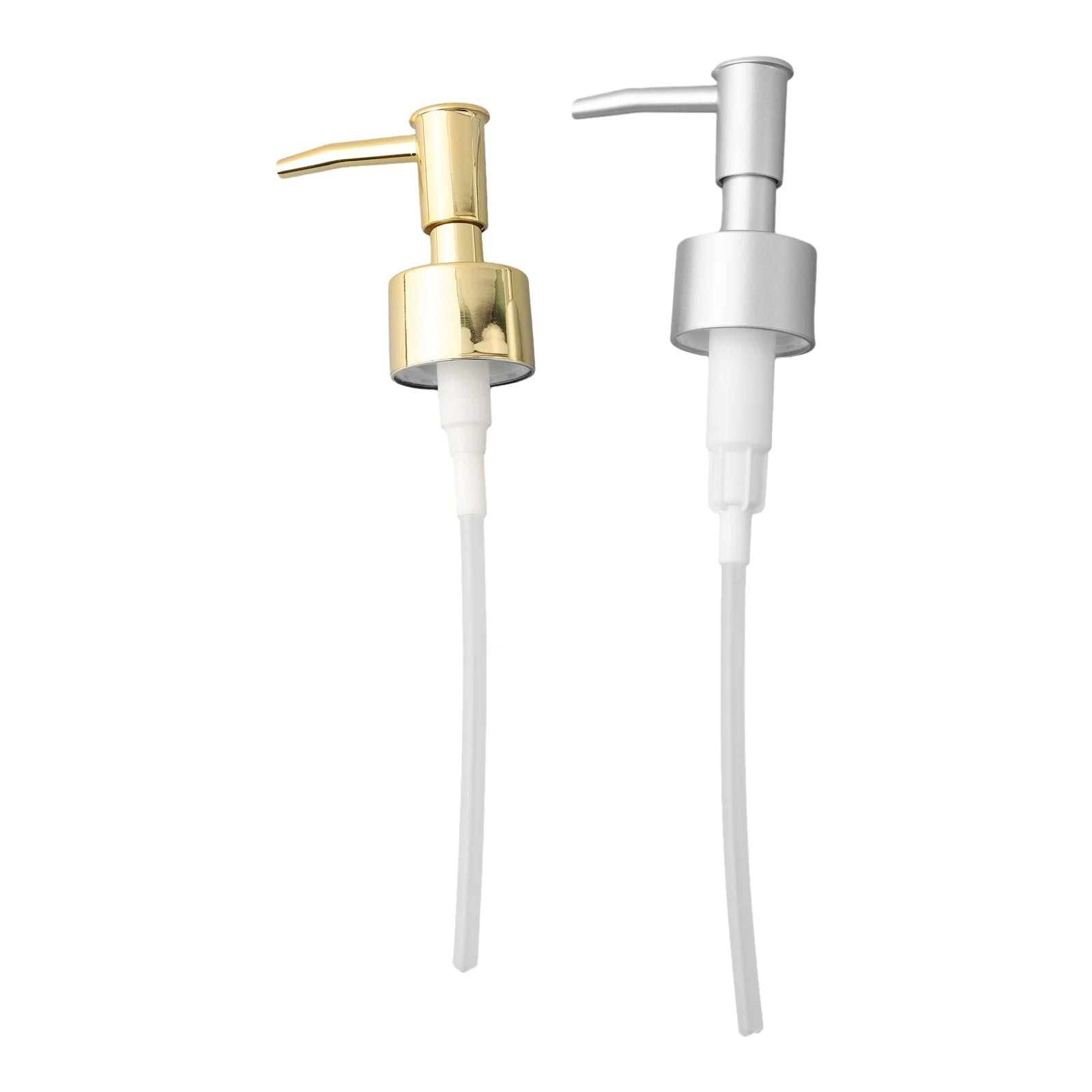 Gold Silver Soap Dispenser Pump Head Press Pump Head Plastic Lotion Bottle Pump Head Hand Soap Press Head For 28/400 Thread