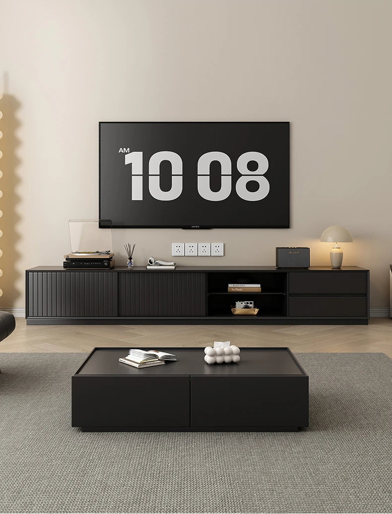 Modern Minimalist Tv Stand Aesthetic Premium Drawers Storage Tv Stand Luxury Glamour Mueble De Sala Modernos Home Furniture