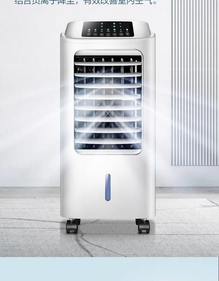 Air conditioner fan, cooling fan, household single-cooling type water cooler, air conditioner fan, cooler, portable mini air