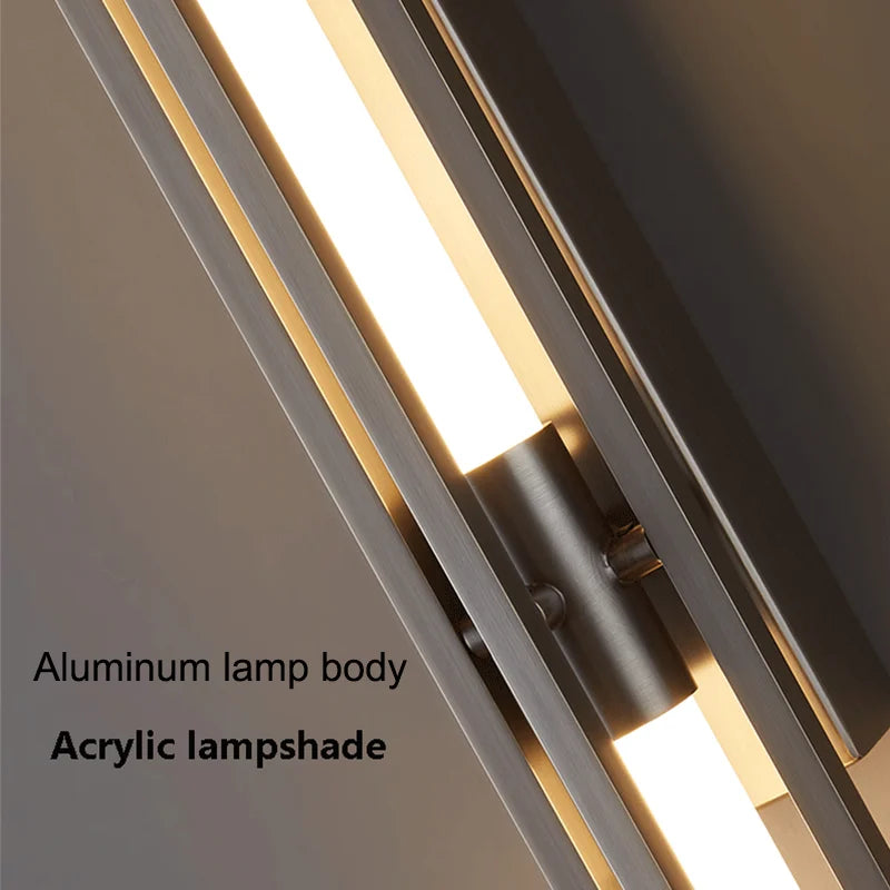 Light Luxury Wall Lamp Modern LED Gold Wall Light Indoor Lighting Wall Sconce Home Decor for Living Room Bedroom Bedside Stairs