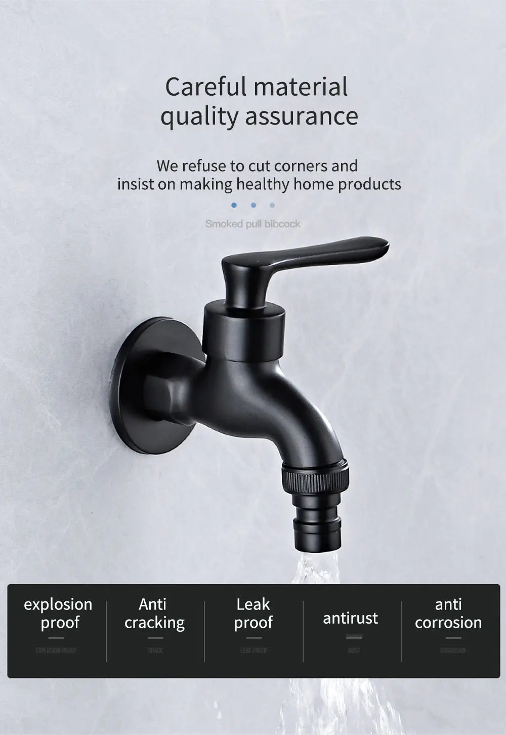 Single Cold Faucet Wall Outdoor Mop Pool Faucet Copper Brass Wall Mount Bathroom Sink Faucet Rotatable WB1141
