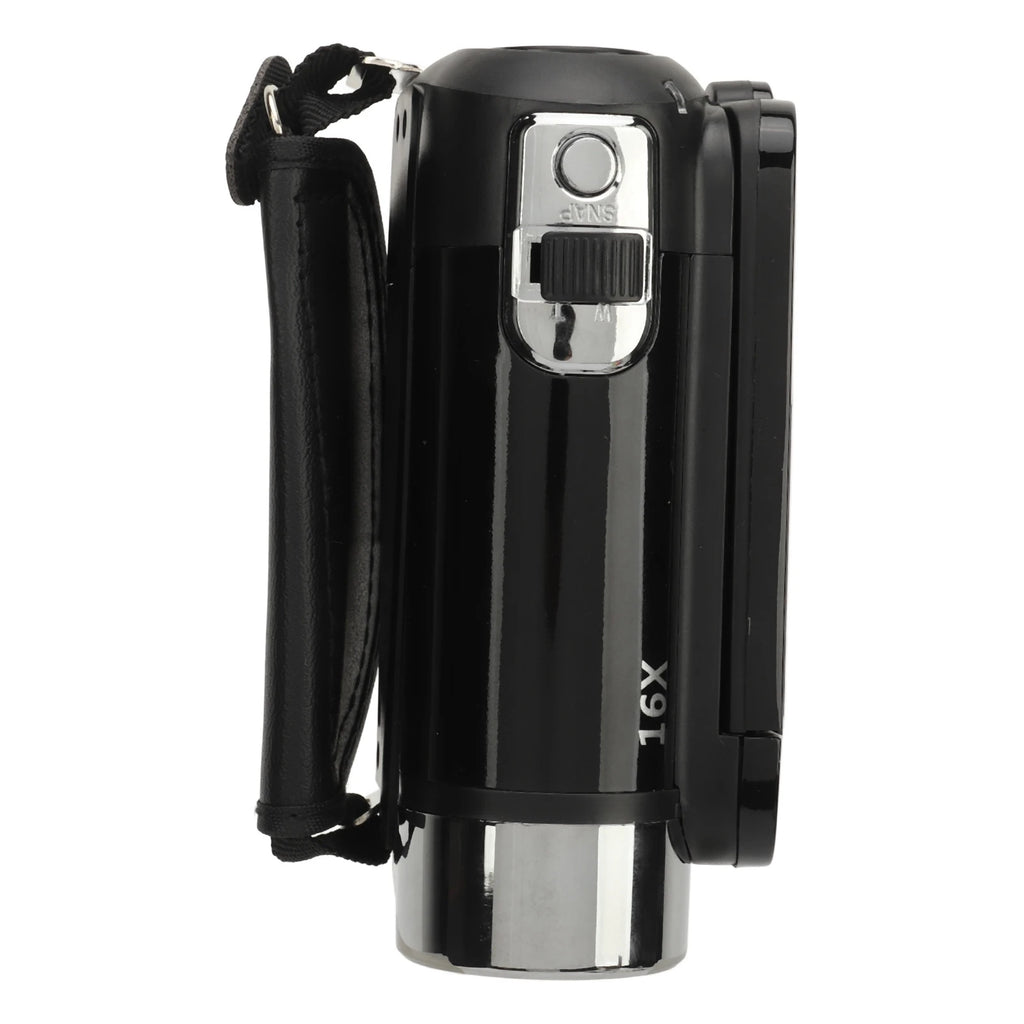 16MP Digital Camera HD Video Camcorder 2.4 Inch Rotatable Screen 16X Digital Zoom Video Camera Recorder USB Connection Port