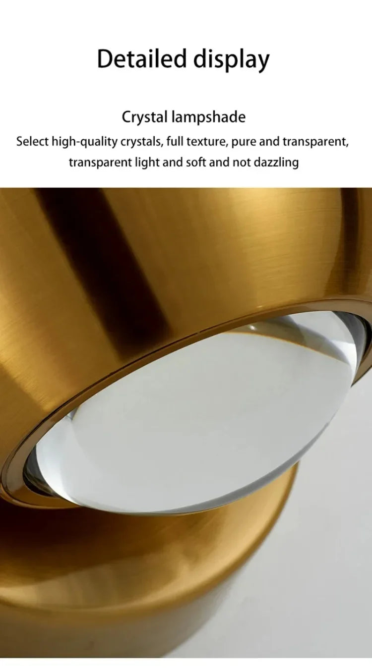 Luxury Art Aluminum Wall Light Glass Decoration Wall Lamp for Living Dining Room Bedroom Corridor Staircase Home Decor Sconce