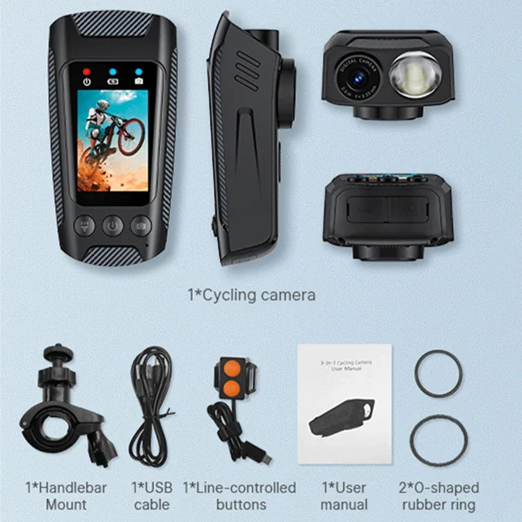HD 4K 60FPS Action Camera for Motorcycle Bike Helmet Sports DV Video Recorder Car DVR Dash Cam Outdoor Bicycle Surveillance