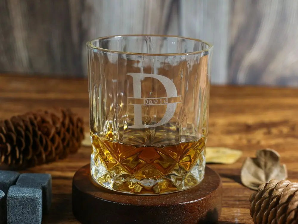 Custom Groomsmen Gift 11oz/300ml Whiskey Glass Best Man Gift Wedding Shot Glasses Bar Glasses Father Day Gift Ideal for Him