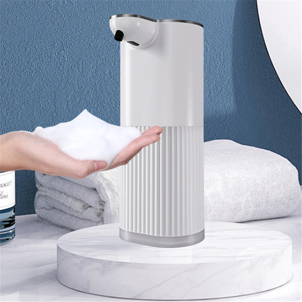 Automatic Inductive Soap Dispenser Foam Washing Dispensers 400ML Smart Hand Washing Soap Distributor PX5 Waterproof White Black