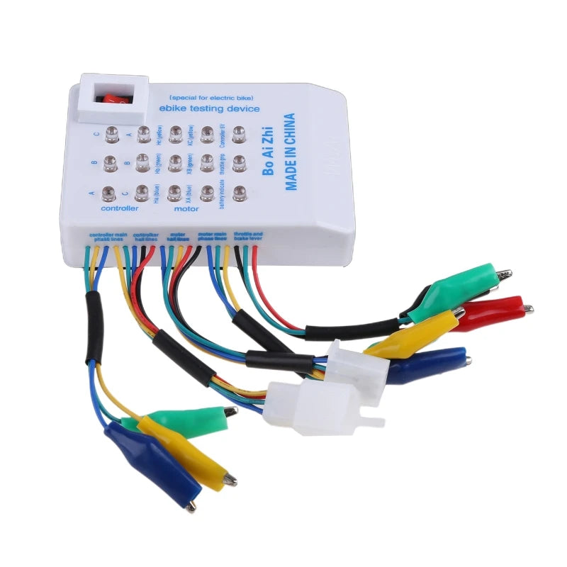 E-Bike Tester E-bike Scooter Brushless Car Motor Controller Tester Quick Battery Powered Spared Device Controller Tester