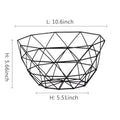 Metal Fruit Basket Simple Fruit Basin Multi-Size Iron Snack Bread Vegetable Storage Bowls Kitchen Eggs Dessert Holder Organizer