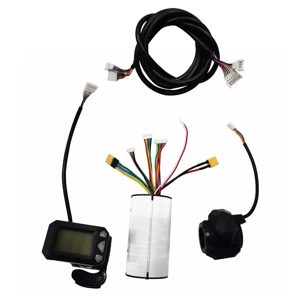 Reliable Electric Scooter Controller with LCD Display and Advanced EABS Brake System Fits Various Wheel Sizes and Power Ratings